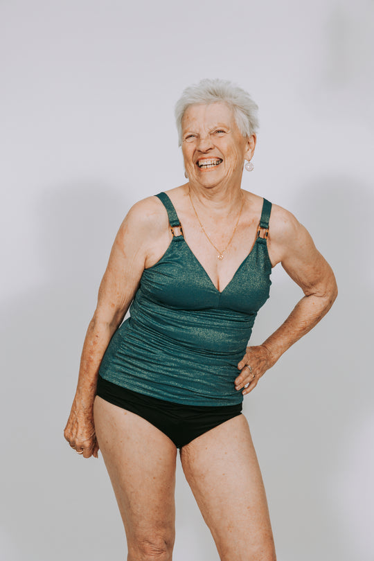 Badmode Tankini - Bottle Green