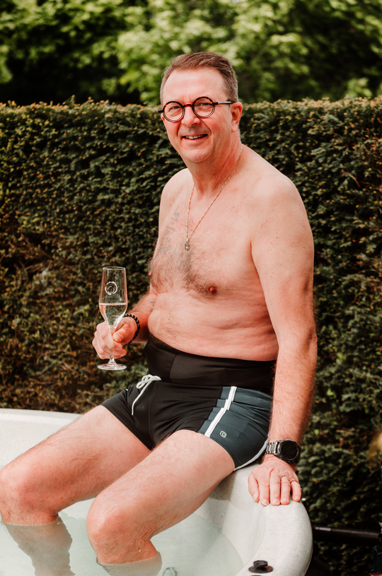 Short de bain - Black Grey