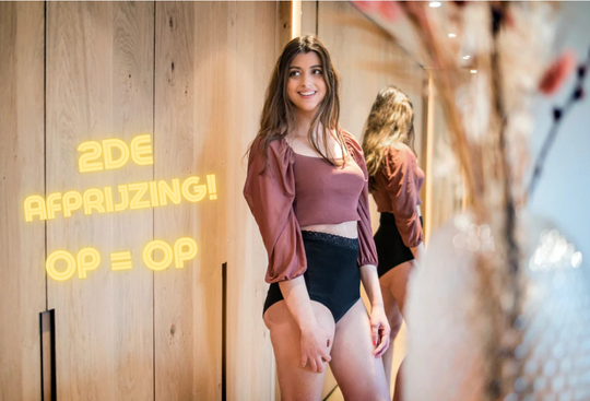 Tailleslip BAMBOE met kant -  Level 0