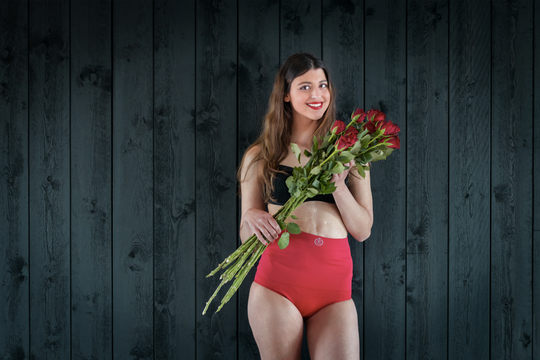 Culotte taille haute Stomie - Niveau 2 - Femmes RED CE