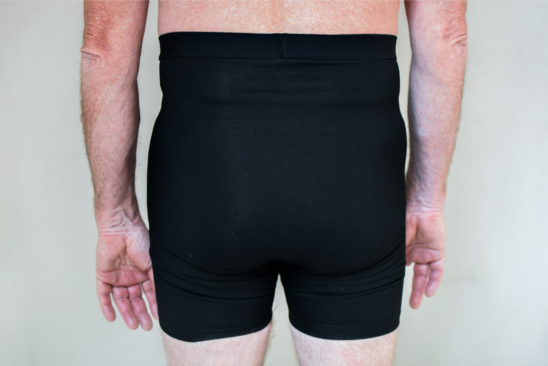 Boxershort met hoge taille BAMBOE - Stoma - Level 1 - Mannen